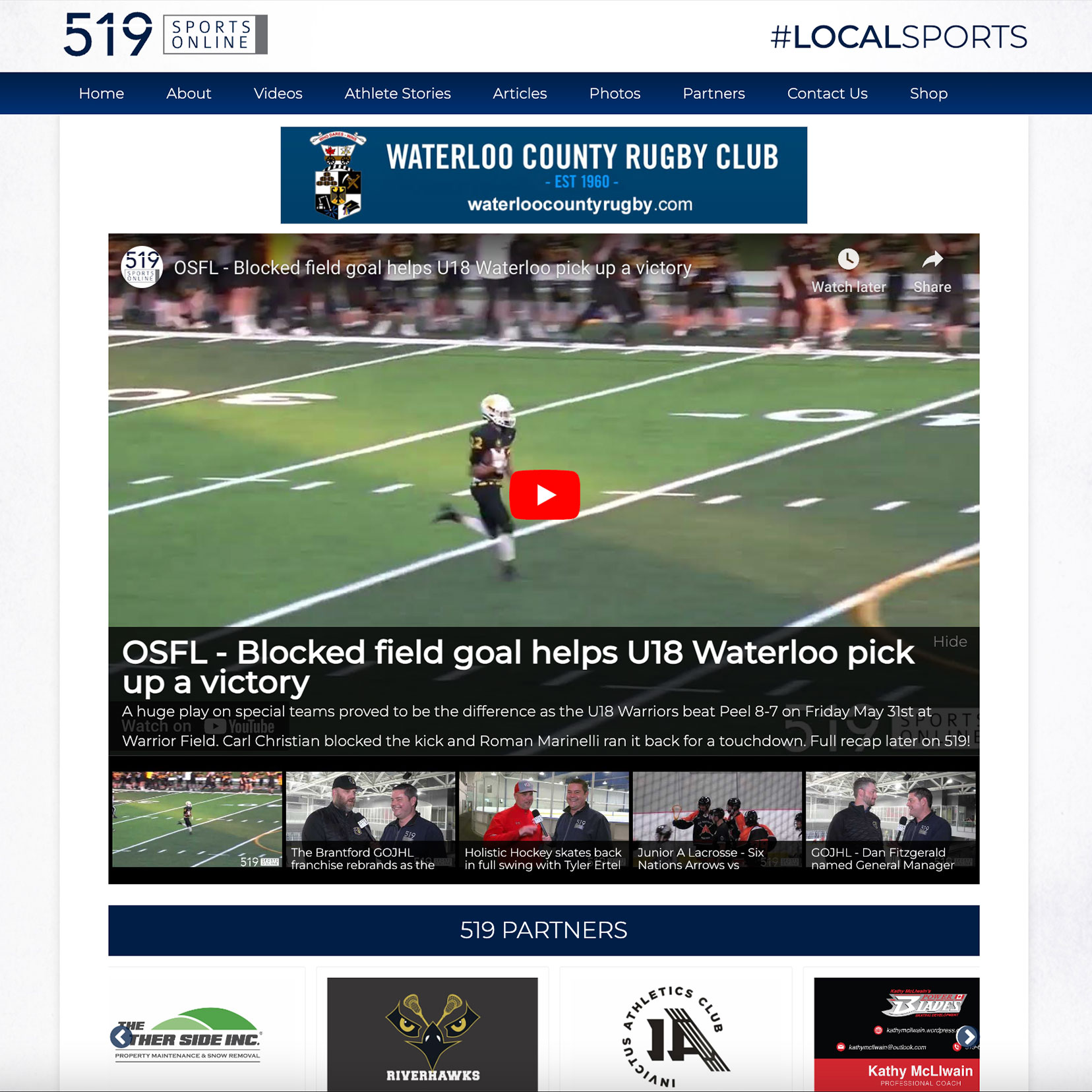 519 Sports Online website