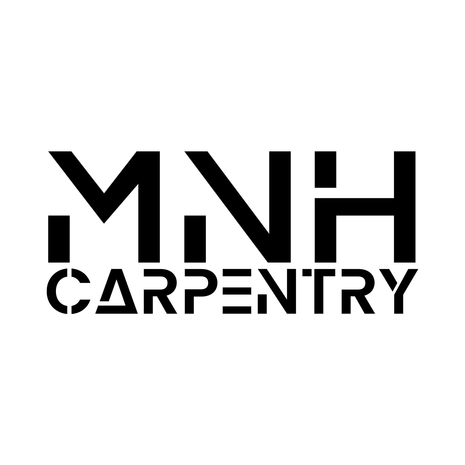 MNH Carpentry logo design